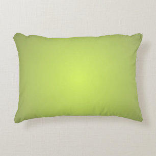 Plain Lemon Lime Accent Pillow