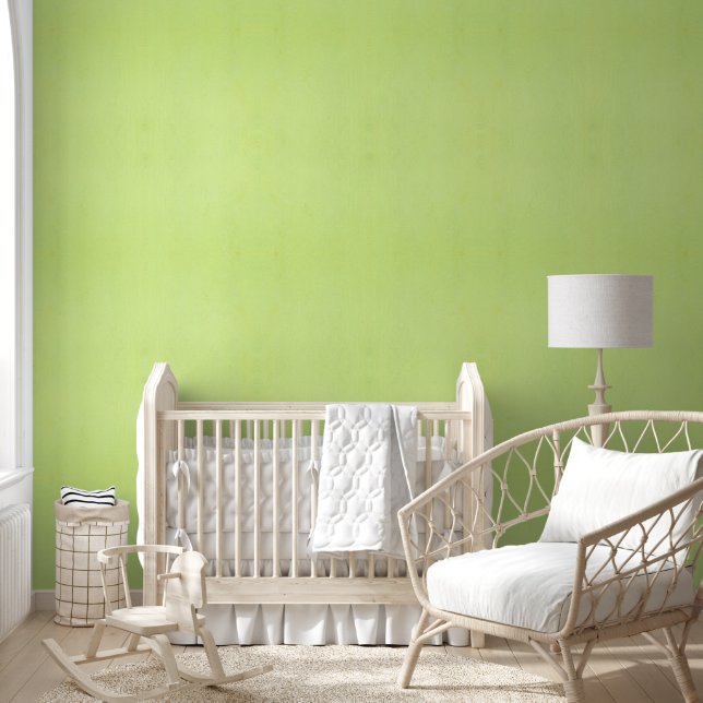 Plain light lime green colour with subtle texture wallpaper (Kids)