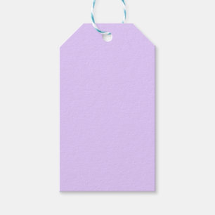 Plain Lilac Background Gift Tags