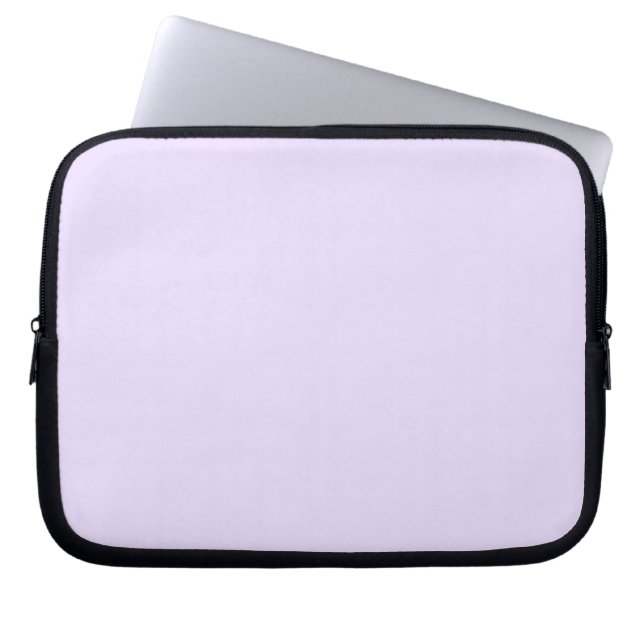 Plain Lilac Background Laptop Sleeve (Front)