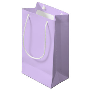 Plain Lilac Background Small Gift Bag