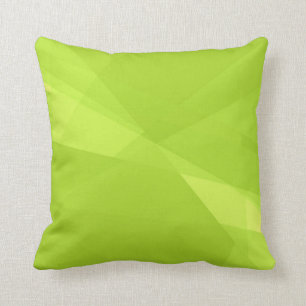 Plain Lime Green Background Throw Pillow