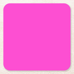 Plain Magenta coaster square
