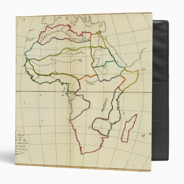 Plain map Africa Binder (Front/Inside)