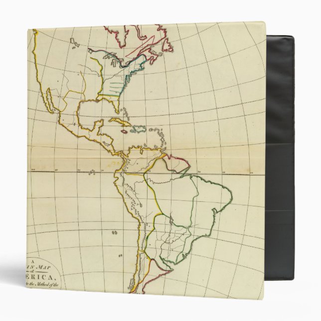 Plain map America Binder (Front/Inside)