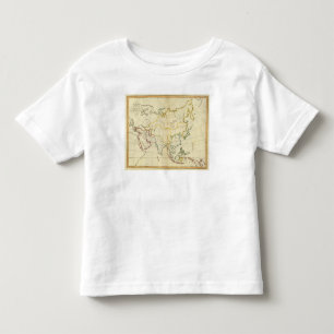 Plain map Asia Toddler T-shirt