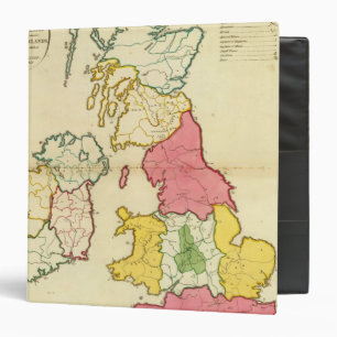 Plain map British Islands Binder