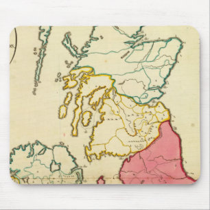 Plain map British Islands Mouse Pad