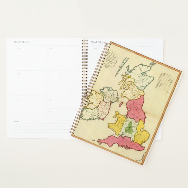 Plain map British Islands Planner (Display)