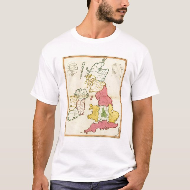 Plain map British Islands T-Shirt (Front)