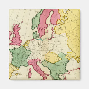 Plain map Europe Magnet