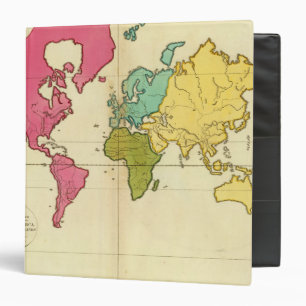 Plain map World Binder