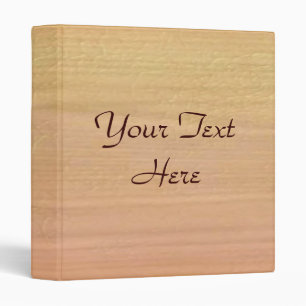 Plain Maple Wood Avery Binder