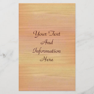 Plain Maple Wood Stationery