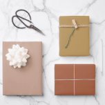 Plain Mars Maple Sugar Brown Shades 3 Tones Wrapping Paper Sheet<br><div class="desc">Discover the captivating beauty of our Brown Shades collection! Immerse yourself in the subtlety of Maple Sugar, embrace the understated elegance of Maple Syrup and command attention with the sophistication of Mars Brown in this 3 brown tones collection. Get ready to elevate your celebrations with a touch of timeless allure...</div>