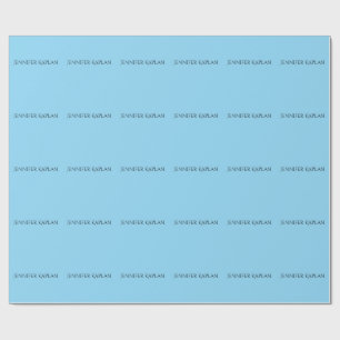 Plain Minimalist Professional Modern Wrapping Paper
