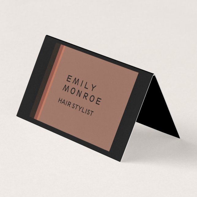 Plain Modern Minimalist Business Card (Front)