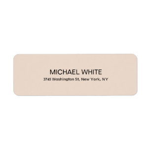 Plain Modern Minimalist Elegant Custom