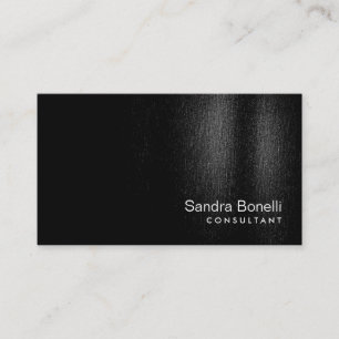 Plain Modern Professional Consultant Business Card