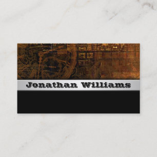 Plain Modern Professional Steampunk Business Cards