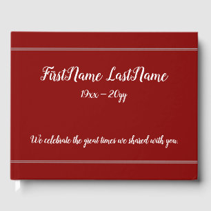 Plain, Mournful Memories Guestbook