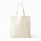 Plain Natural Cotton Shopping Sacs fourre-tout Eco