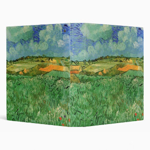 Plain Near Auvers by Vincent van Gogh Binder