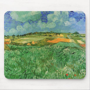 Plain Near Auvers by Vincent van Gogh Mouse Pad