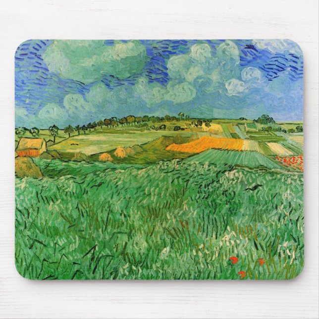 Plain Near Auvers Mouse Pad (Front)