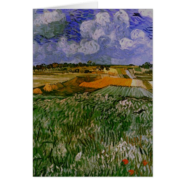 Plain Near Auvers, Van Gogh Fine Art (Front)