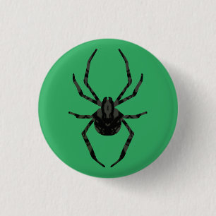 Plain Old Spider 1 Inch Round Button