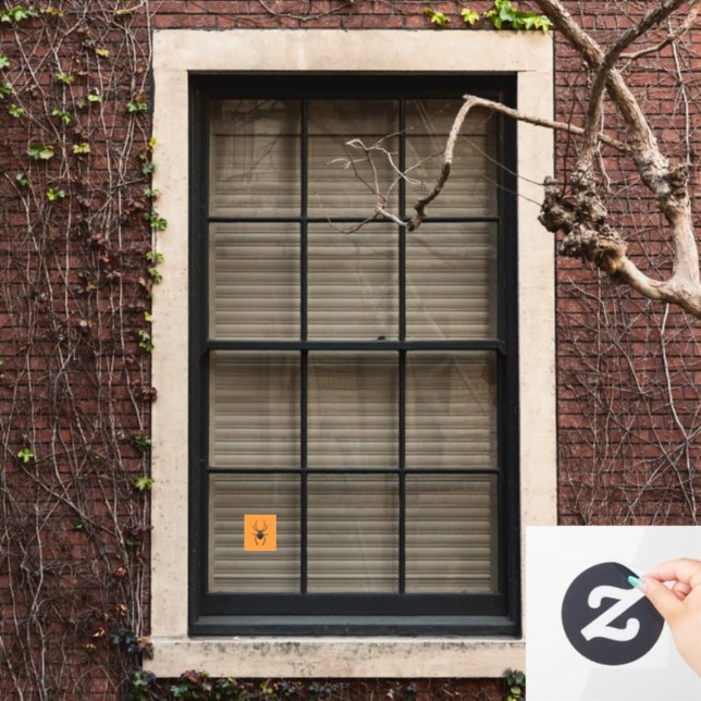 Plain Old Spider Window Cling (Home Window)