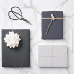 Plain Onyx Platinum Payne’s Grey Shades 3 Tones Wrapping Paper Sheet<br><div class="desc">Discover the captivating beauty of our Grey Shades collection! Immerse yourself in the subtlety of Onyx, embrace the understated elegance of Payne’s Grey, and command attention with the sophistication of Platinum in this 3 grey tones collection. Get ready to elevate your celebrations with a touch of timeless allure using our...</div>