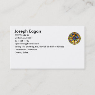 plain pagan business card