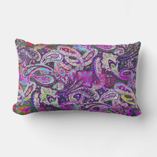 Plain Paisley 4 Lumbar Pillow