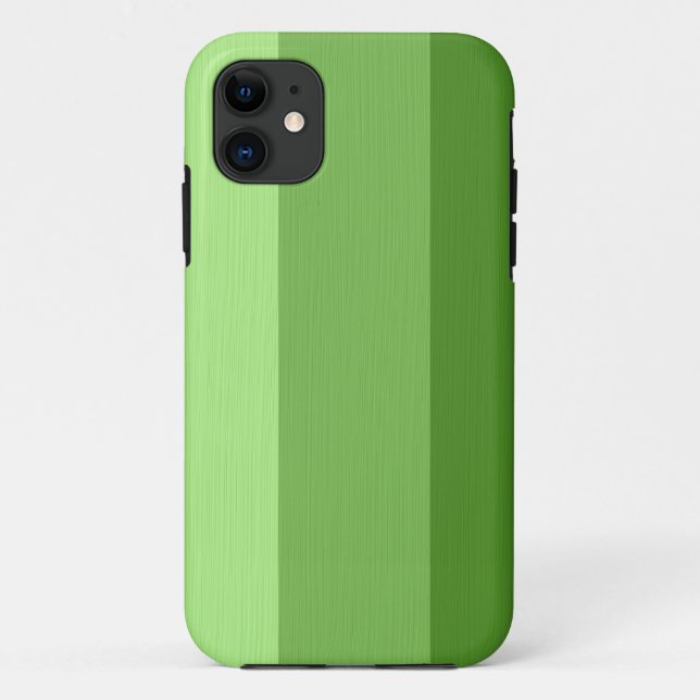 Plain Pale Green Stripes 2 Case-Mate iPhone Case (Back)