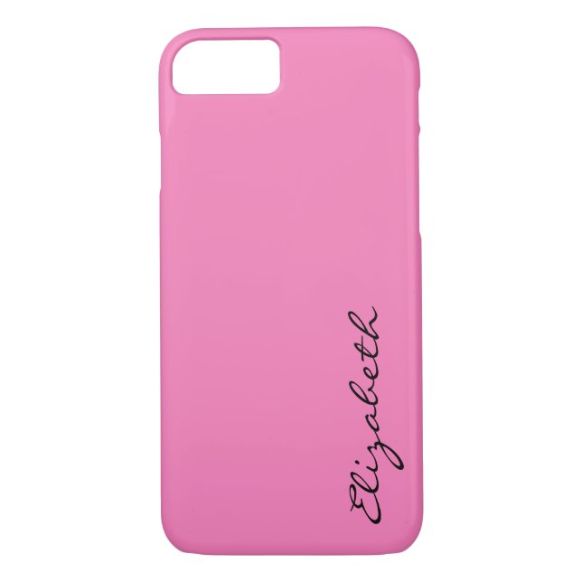 Plain Pink Background Case-Mate iPhone Case (Back)