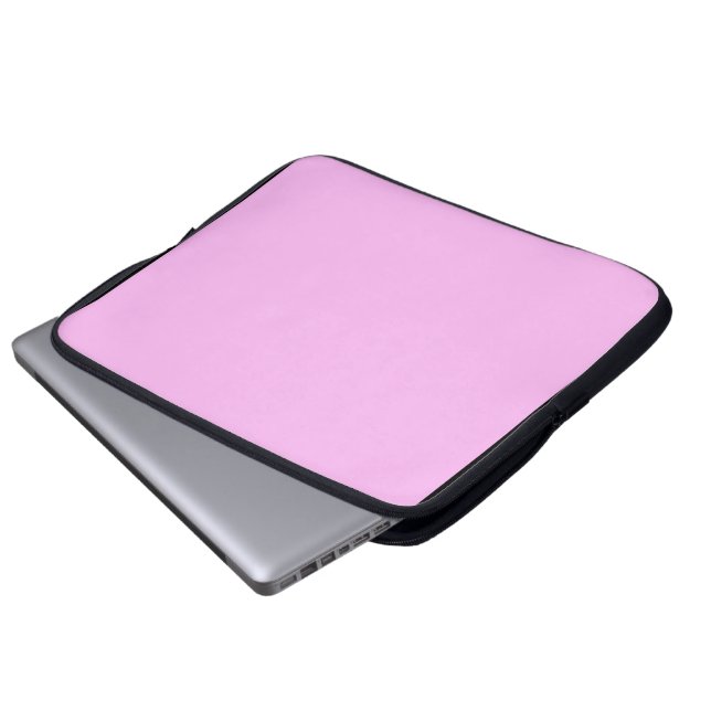 Plain Pink Laptop Sleeve (Front Bottom)
