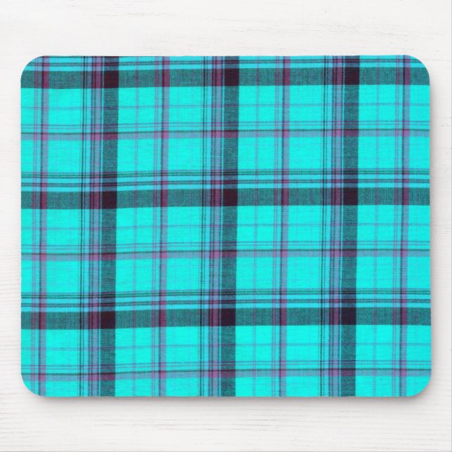 Plain Plaid 2b Mouse Pad (Front)