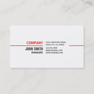Plain Professional Elegant White Real Estate Business Card