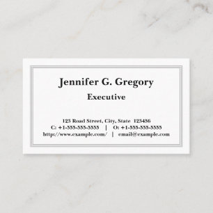 Plain Professional Profile Card