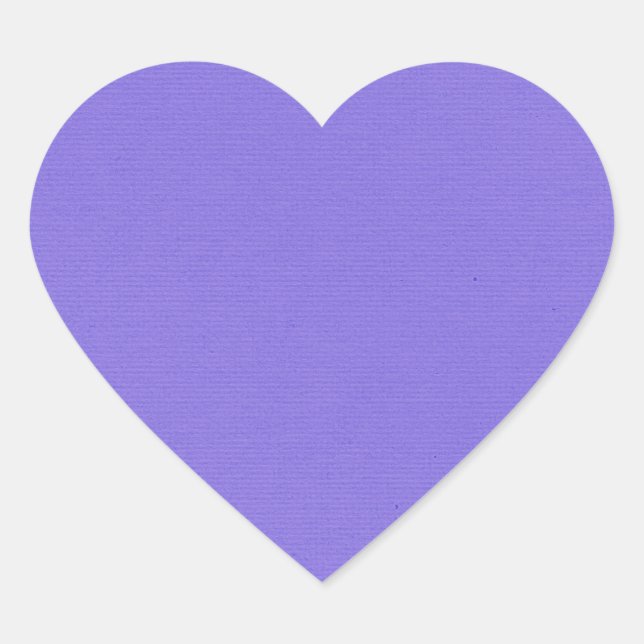 Plain Purple Heart Sticker (Front)