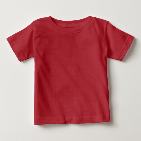 Plain Red Baby Fine Jersey T-Shirt