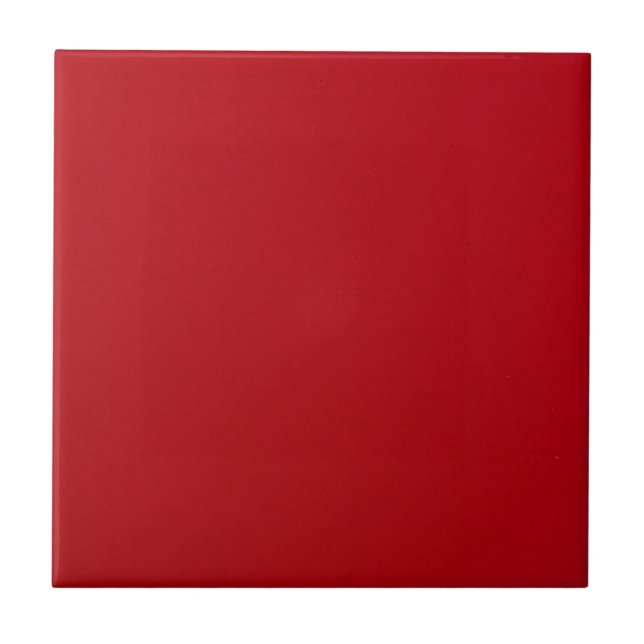 Plain Red Colour  Tile (Front)