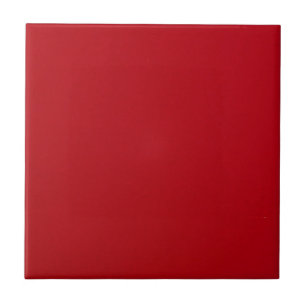 Plain Red Colour  Tile