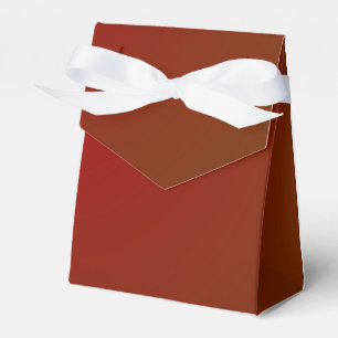 Plain Red Wedding Favour Box