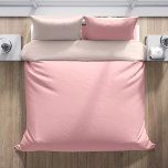 Plain Reversible Pastel Pink Double Sided  Duvet Cover<br><div class="desc">Refresh your bedroom with this minimalist duvet cover by JessicaAmber. Features a reversible design with two shades of pastel pink. You can change these colours in the editor screen. For more basic bedroom decor,  including matching pillowcases,  visit my store zazzle.com/jessicaamberartist | For custom orders,  message me on Zazzle</div>