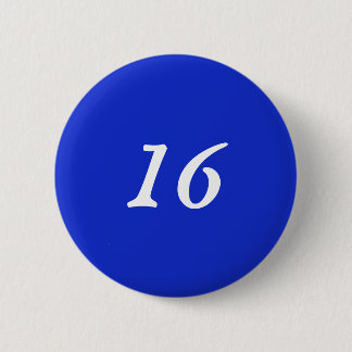 Plain Royal Blue 16 2 Inch Round Button