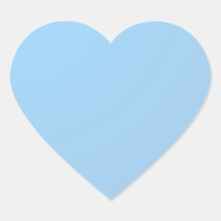 Plain Shades : Baby Blue Heart Sticker