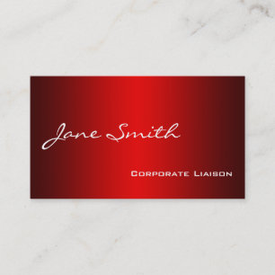 Plain Shades of Red Professional Business Cards